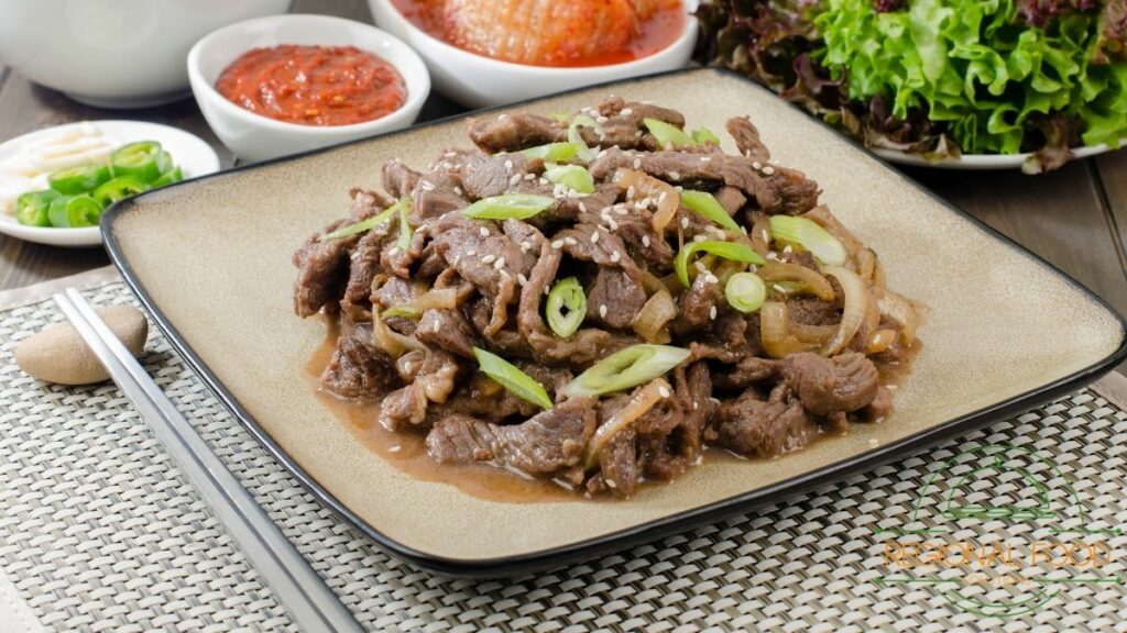 Beef bulgogi stir fry